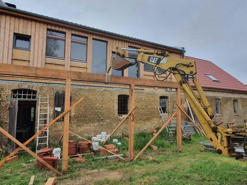 Budowa dachu na rozbudowie domu - realizacja Dach Ekspres